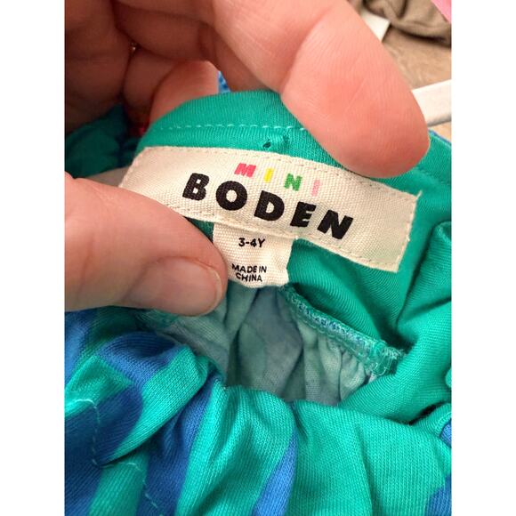 Mini Boden Girls Floral Criss Cross Maxi Dress Sz 3-4 - Picture 5 of 6